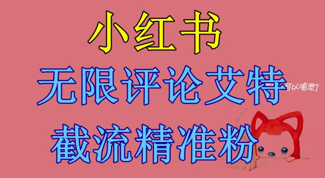 小红书无限评论艾特截流神器揭秘！如何吸引精准用户并获取软件教程