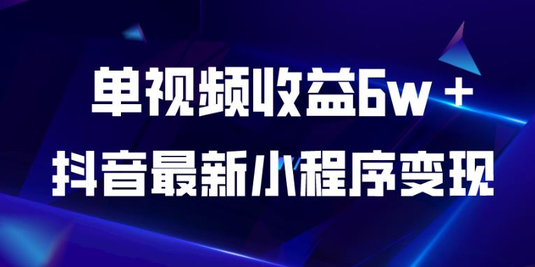 抖音换脸小程序变现教程，单视频收益6w＋，适合新手小白