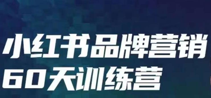 小红书品牌60天训练营第6期，GMV2亿级品牌老板都在学，教你内容营销底层逻辑，流量机制与投放策略