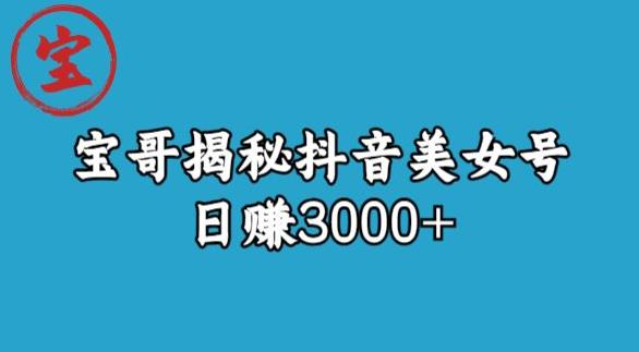 【揭秘】抖音美女账号玩法，日赚3000+！引流、变现、粉丝吸引全解析