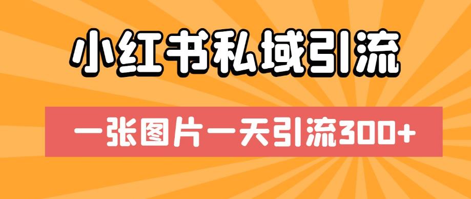 小红书私域引流攻略，一张图片一天引流300+，封面制作与内容创作技巧！