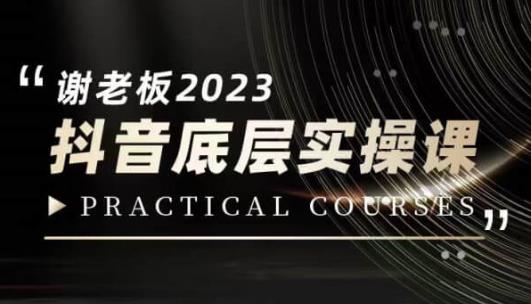 2023蟹老板·抖音底层实操课：打造短视频的底层认知及爆款视频