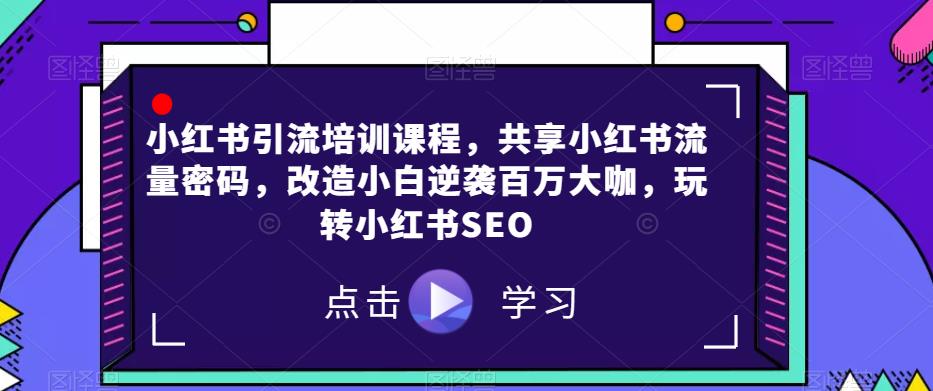 小红书引流培训：从小白到百万大咖的实战攻略